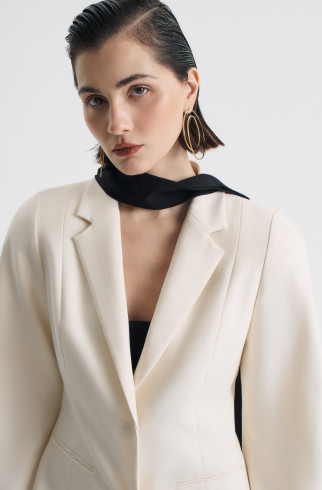 Жакет приталенный , Молочный, арт. FRASSJC00ML купить в интернет-магазине