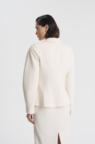 Жакет приталенный , Молочный, арт. FRASSJC00ML купить в интернет-магазине