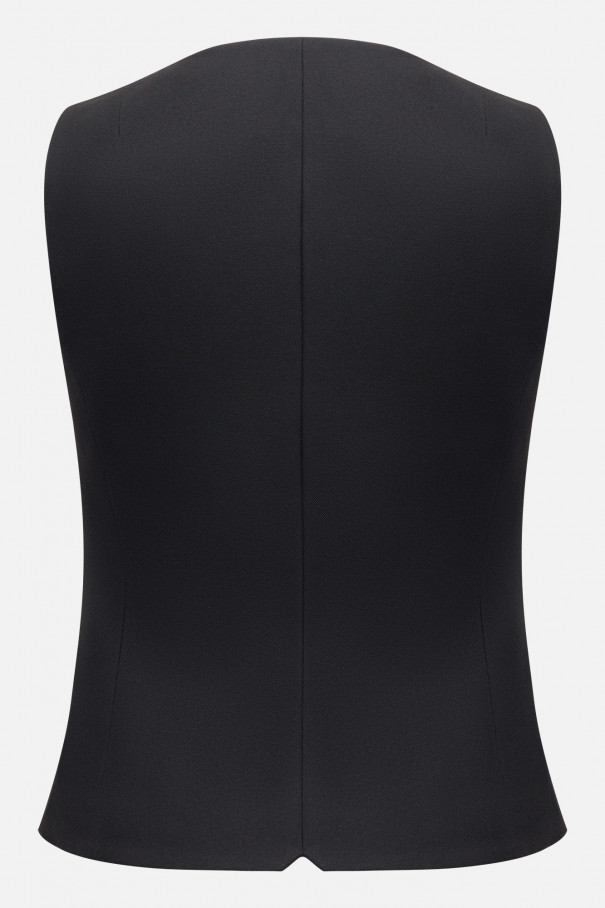 Жилет приталенный , черный, арт. FRASSVS00BL купить в интернет-магазине