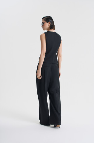 Жилет приталенный , Черный, арт. FRASSVS00BL купить в интернет-магазине