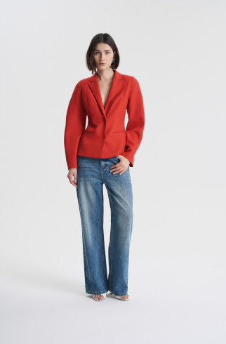 Жакет приталенный , Красный, арт. FRASSJC00RD купить в интернет-магазине