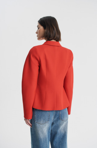 Жакет приталенный , Красный, арт. FRASSJC00RD купить в интернет-магазине