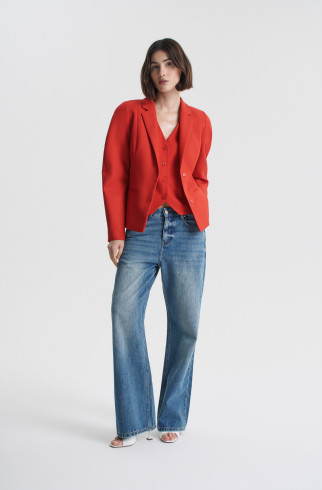 Жилет приталенный , Красный, арт. FRASSVS00RD купить в интернет-магазине