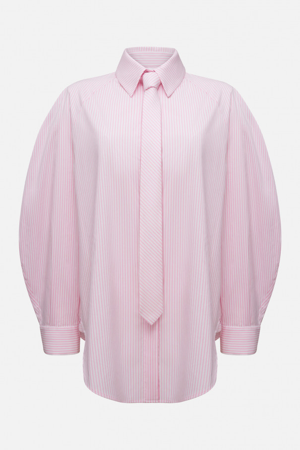 Рубашка оверсайз с галстуком , мультицвет, арт. FRASSSH01MLT купить в интернет-магазине