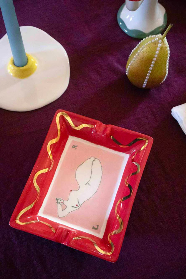 Пепельница Sleeping Muse Ahstray , мультицвет, арт. 24-LRP-05-SM купить в интернет-магазине