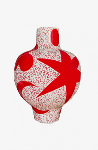 Ваза Coco Red , Мультицвет, арт. 25-LRV-08-COCO купить в интернет-магазине