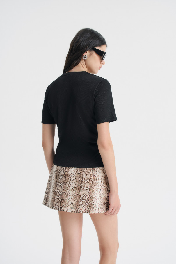 Юбка-мини питон , мультицвет, арт. FRASSSK09MLT купить в интернет-магазине