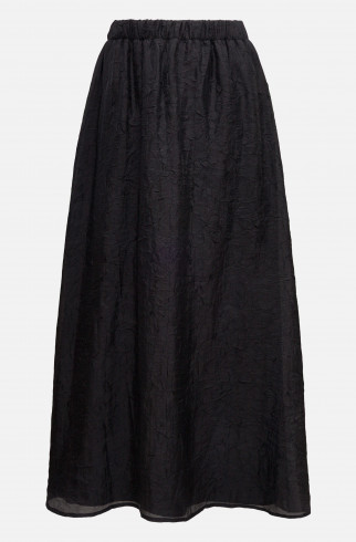 Юбка из жатой вискозы , Черный, арт. FRASSSK02BL купить в интернет-магазине