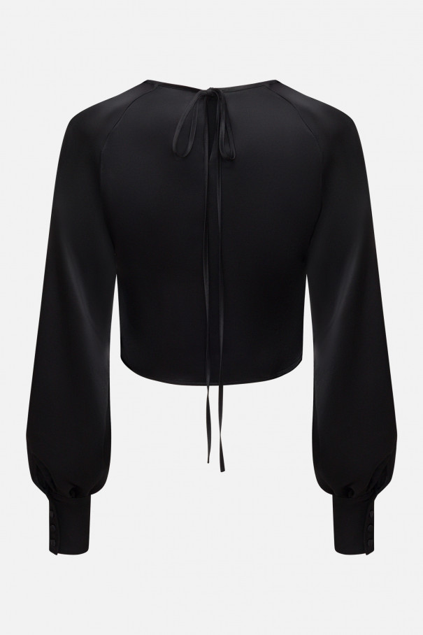 Блуза укороченная , черный, арт. FRASSBL02BL купить в интернет-магазине