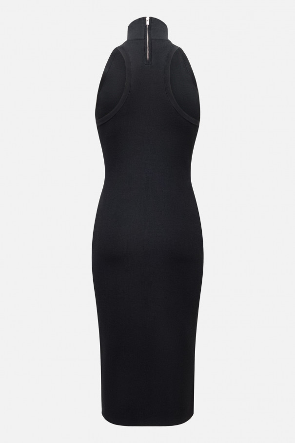 Платье-миди с высокой горловиной , черный, арт. FRASSDR11BL купить в интернет-магазине