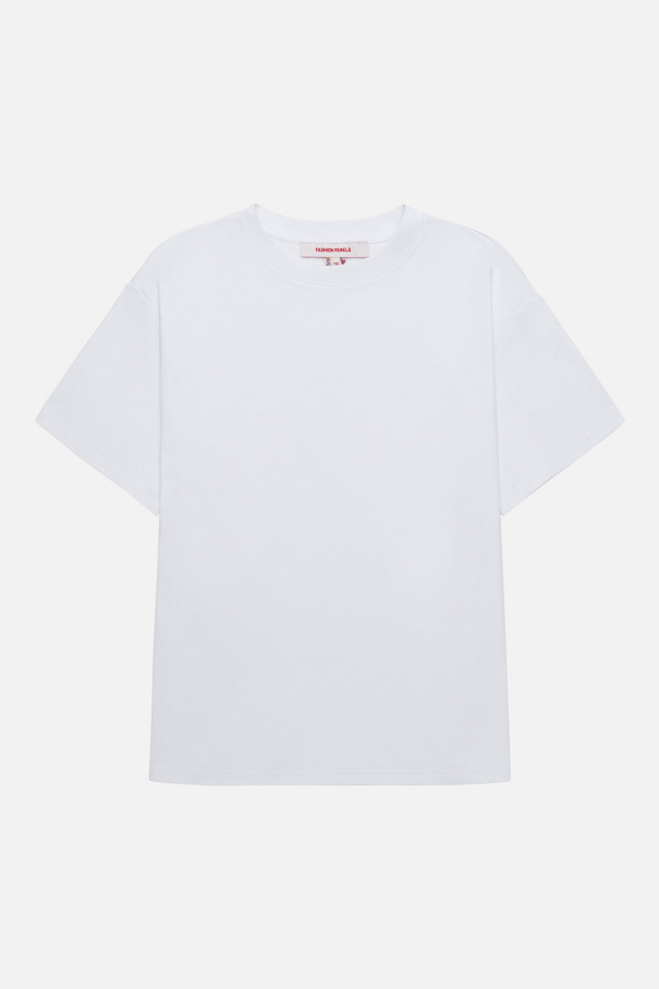 Футболка  с вышивкой , белый, арт. FRASSTS02WT купить в интернет-магазине
