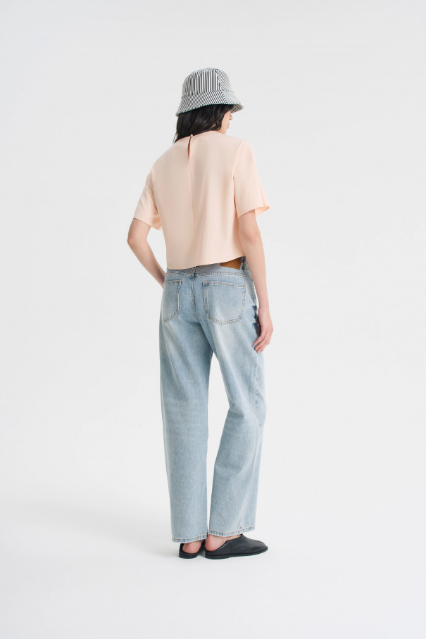 Блуза с коротким рукавом , персиковый, арт. FRASSTS01PC купить в интернет-магазине