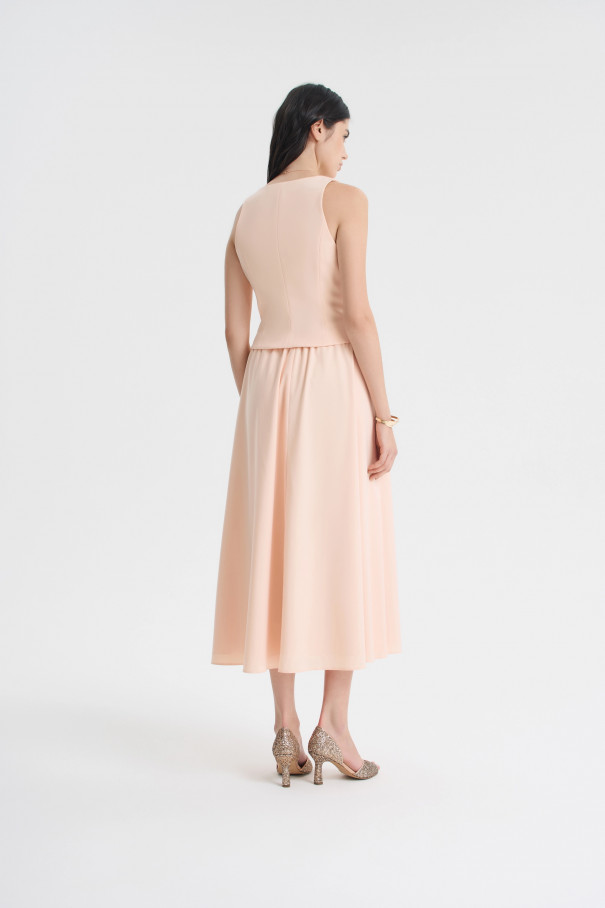 Жилет с V-образным вырезом , персиковый, арт. FRASSVS01PC купить в интернет-магазине