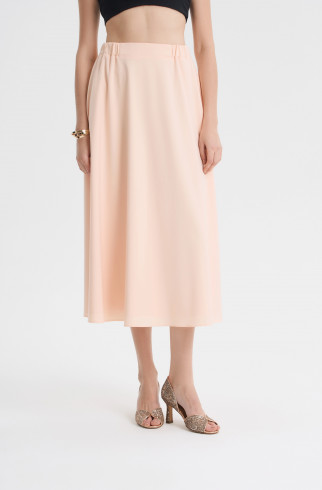 Юбка миди расклешенная , Персиковый, арт. FRASSSK10PC купить в интернет-магазине