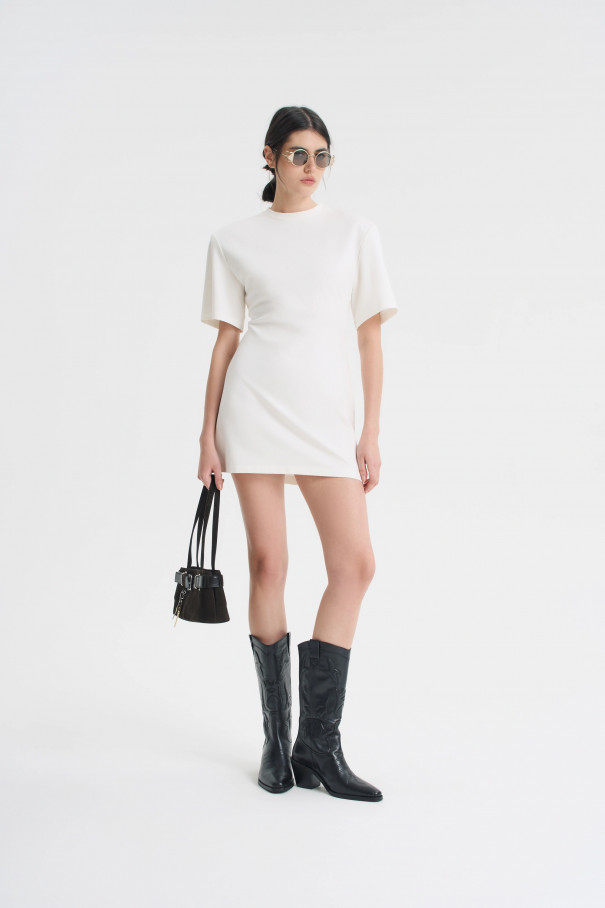 Платье-футболка , молочный, арт. FRASSDR10ML купить в интернет-магазине