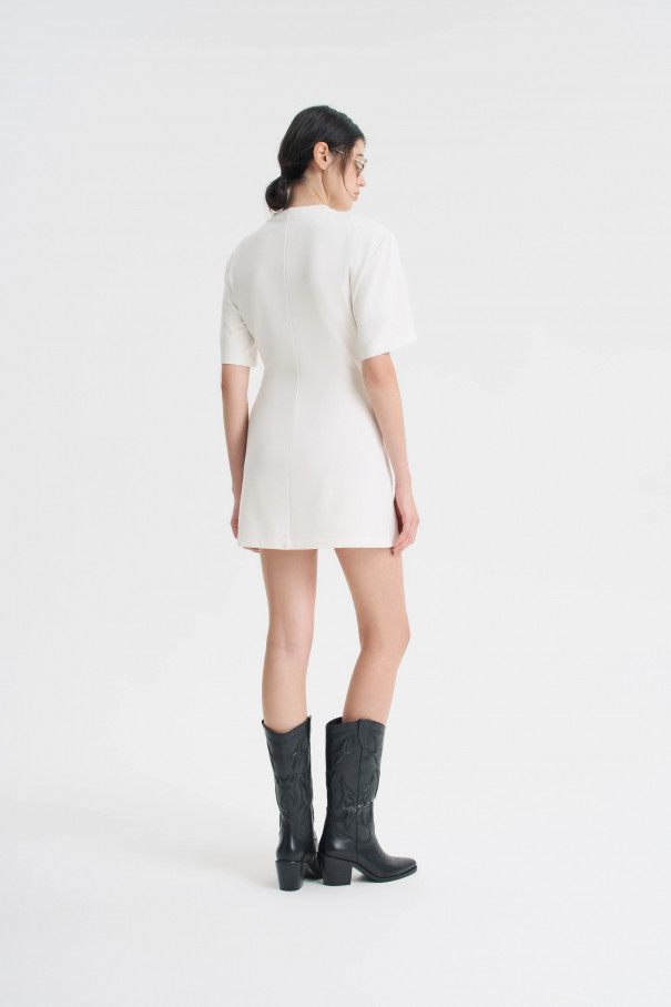 Платье-футболка , молочный, арт. FRASSDR10ML купить в интернет-магазине