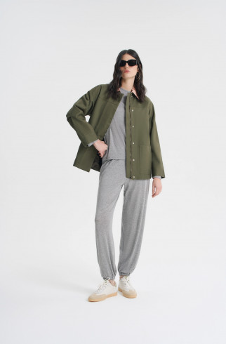 Брюки из тонкого трикотажа , Серый, арт. FRASSPN04GR купить в интернет-магазине