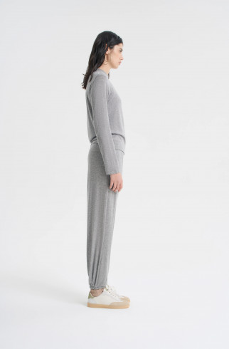 Брюки из тонкого трикотажа , Серый, арт. FRASSPN04GR купить в интернет-магазине