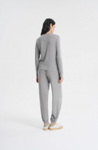 Брюки из тонкого трикотажа , Серый, арт. FRASSPN04GR купить в интернет-магазине