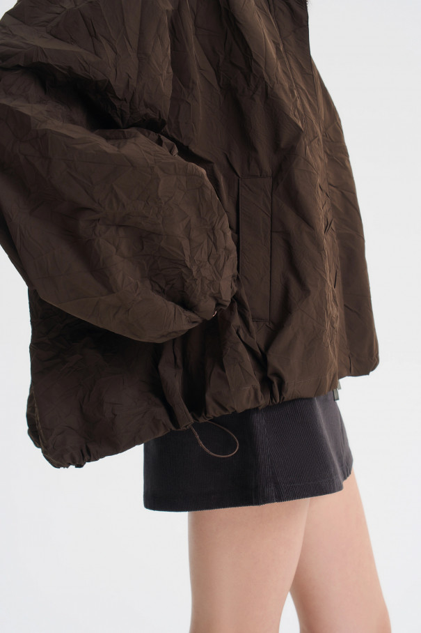 Куртка из жатой плащёвки , коричневый, арт. FRASSJK02BR купить в интернет-магазине