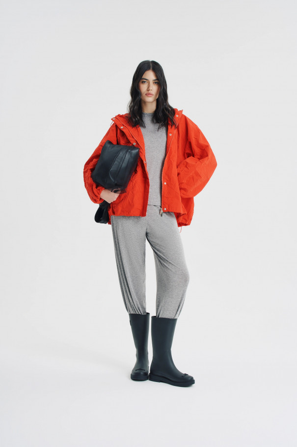 Куртка из жатой плащёвки , красный, арт. FRASSJK02RD купить в интернет-магазине