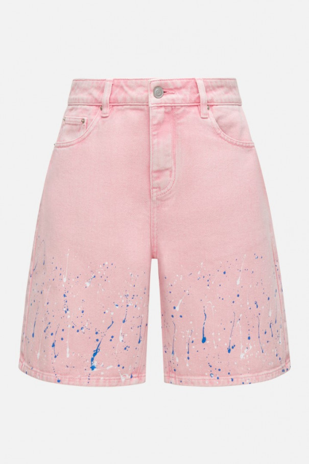 Шорты с принтом разбрызганной краски , розовый, арт. FRASSSR03PN купить в интернет-магазине