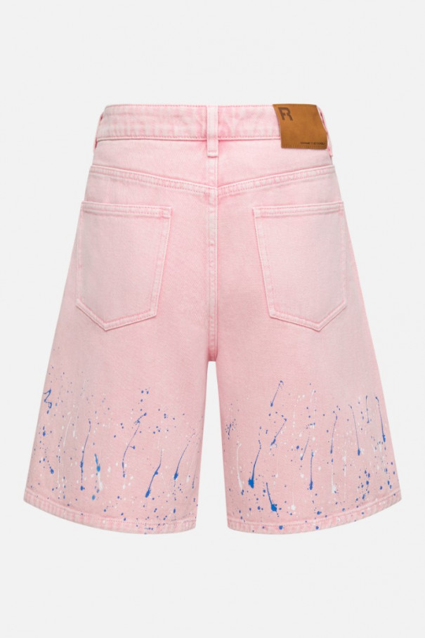 Шорты с принтом разбрызганной краски , розовый, арт. FRASSSR03PN купить в интернет-магазине