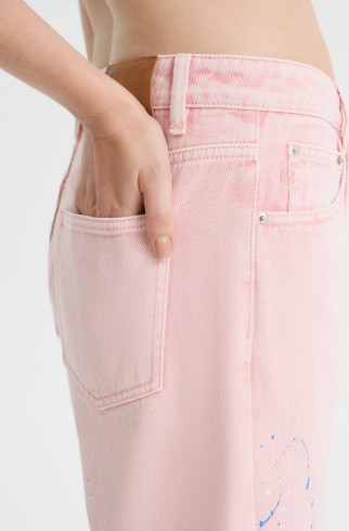 Шорты с принтом разбрызганной краски , Розовый, арт. FRASSSR03PN купить в интернет-магазине