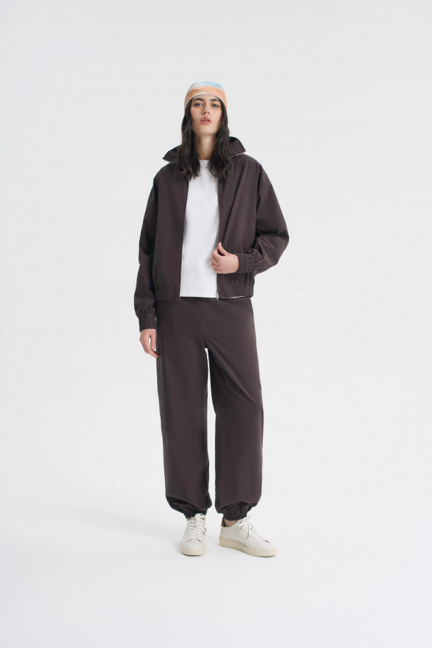 Куртка спортивная из хлопка , коричневый, арт. FRASSJK01BR купить в интернет-магазине