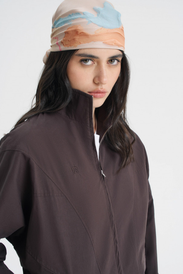 Куртка спортивная из хлопка , коричневый, арт. FRASSJK01BR купить в интернет-магазине