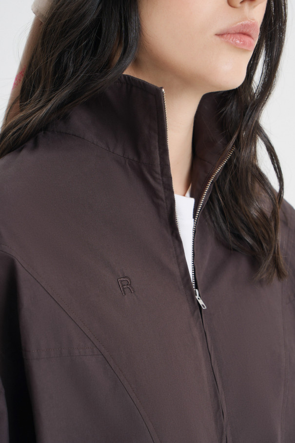 Куртка спортивная из хлопка , коричневый, арт. FRASSJK01BR купить в интернет-магазине