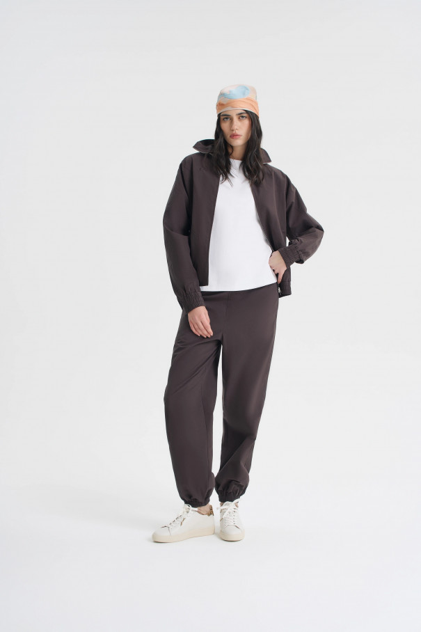 Брюки спортивные из хлопка , коричневый, арт. FRASSPN05BR купить в интернет-магазине
