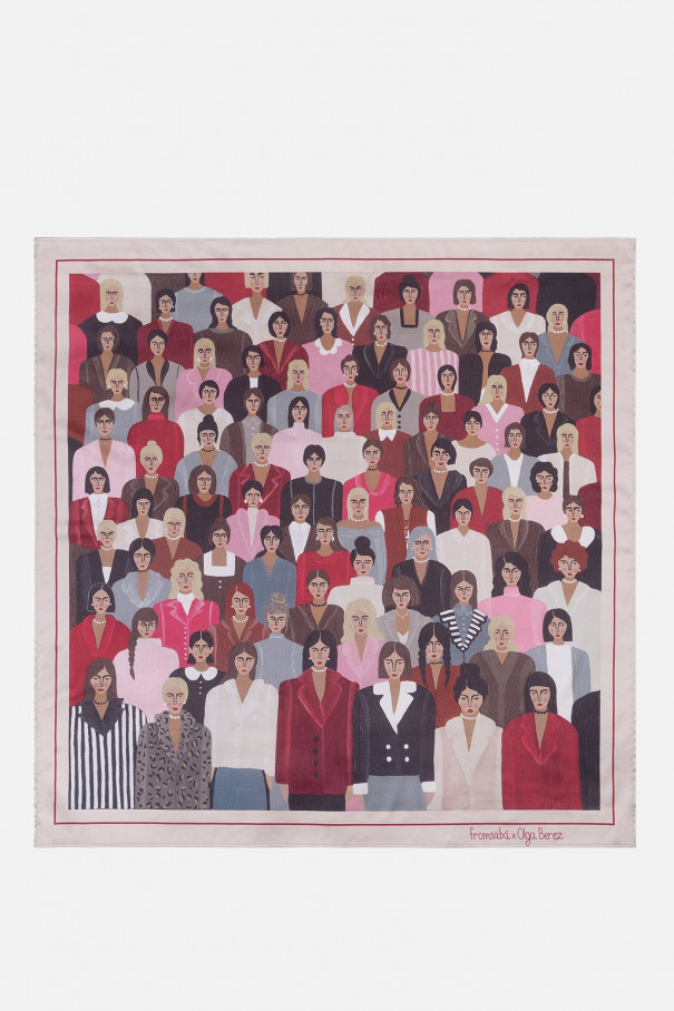 Платок drop#44 , мультицвет, арт. FS-12435 купить в интернет-магазине