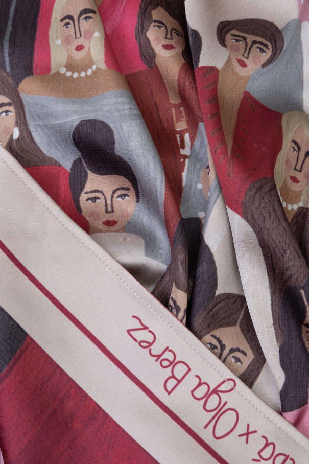 Платок drop#44 , мультицвет, арт. FS-12435 купить в интернет-магазине