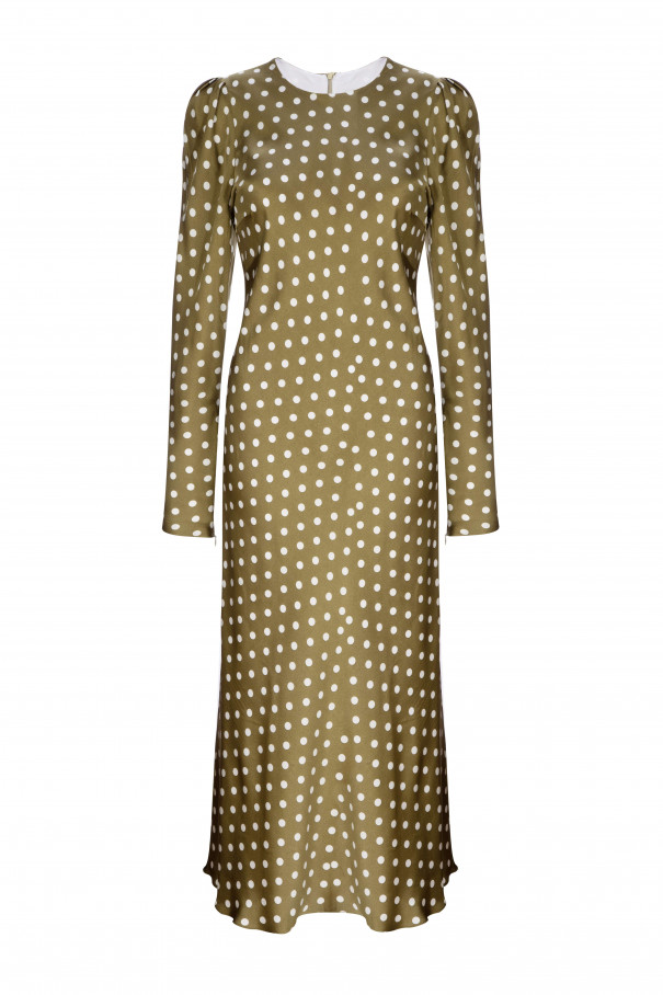 Платье миди в горох оливковый , арт. FR013FW22VISOLV купить в интернет-магазине