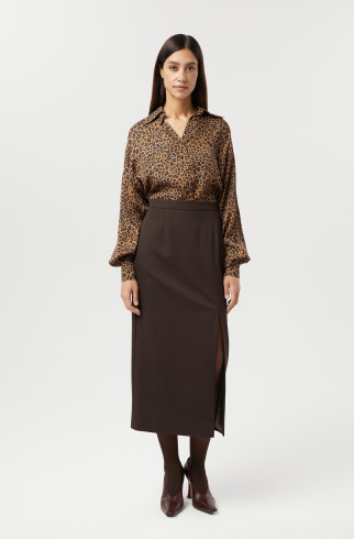 Блуза с леопардовым принтом , Мультицвет, арт. FR23SS1ST4W510LEO купить в интернет-магазине