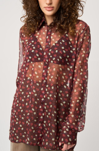 Блузка с длинным рукавом , Мультицвет, арт. FR23SSBL4W200MLT купить в интернет-магазине