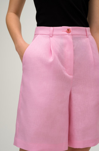 Льняные шорты , Розовый, арт. FR23SS1SH1W350P купить в интернет-магазине