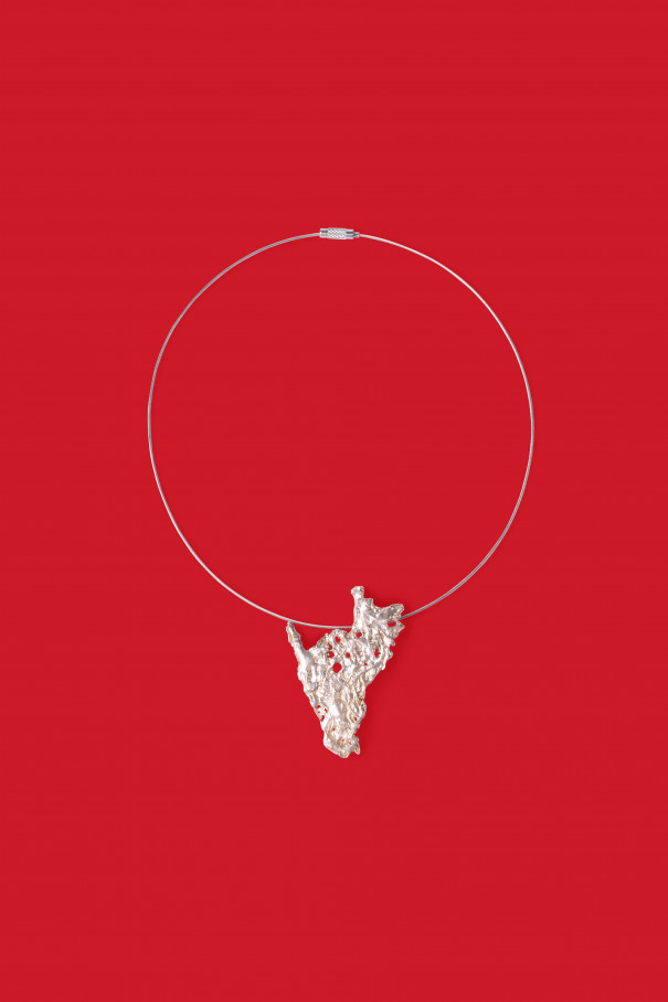 Ожерелье Palm Tree , серебряный, арт. 1031 купить в интернет-магазине