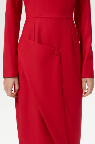 Платье миди Seginus , Красный, арт. FR23FL1DR42FLW120RD купить в интернет-магазине