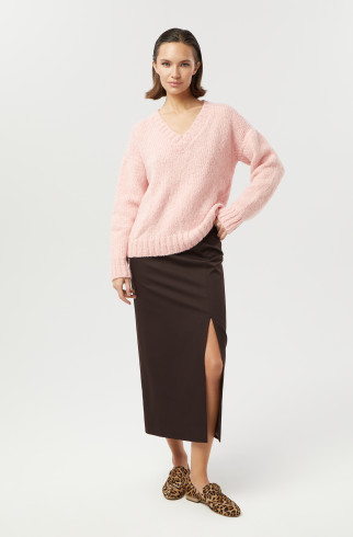Пуловер с длинным рукавом , Розовый, арт. FR22FW4KJ03K800P купить в интернет-магазине